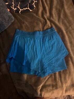 lululemon athletica Bright Blue Athletic Shorts